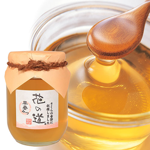 国産蜂蜜 花の道 早春みつ 750g